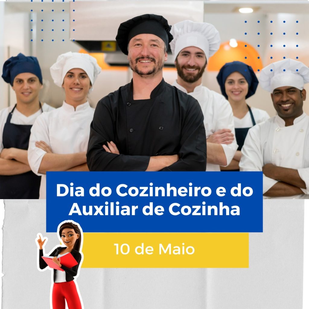 10 de Maio - Dia do Cozinheiro/a e do Auxiliar de Cozinha - Sinthoress