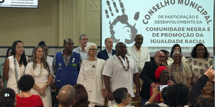 Octaciano Oliveira (TC) toma posse como vice-presidente do Conselho Municipal da Comunidade Negra e Igualdade Racial de Santos