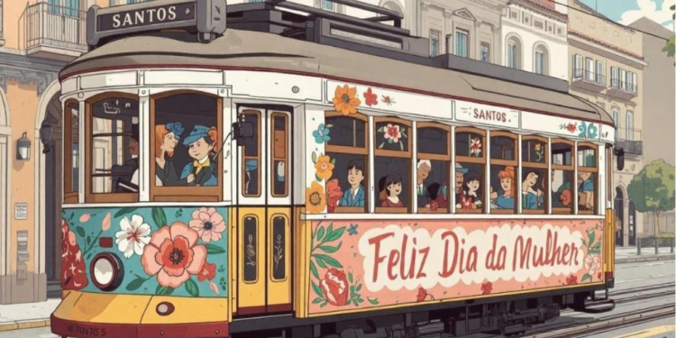 Diretor do SINTHORESS, Thaciano Toyama, participa do encerramento do “Bonde Delas” no Centro Histórico de Santos