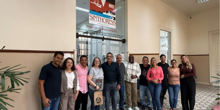 Visita da presidente do Sindicato dos Contabilistas Daisy Eastwood