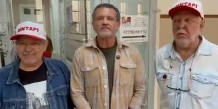 SINTHORESS recebe presidente e o vice-presidente do SINTAPI (Sindicato dos Trabalhadores Aposentados)